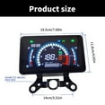thumbnail image 5 of Motorcycle Digital Gauge Clear Display Speedometer with Speed & Mileage for CG125, ITALIKA EX125 FORZA125 FT125, 5 of 13