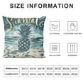 thumbnail image 5 of Autua Pineapple Tropical Paradise Graphic Decorative Throw Pillow Cover for Home Couch Living Room Bed Sofa - Summer Pillowcase 1PC 22x22in, 5 of 5