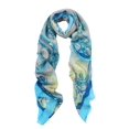 thumbnail image 2 of Premium Large Vintage Cars & Wheels Print Fashion Scarf Wrap, 2 of 3