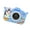 Blue R, variant on Double Lens Kids Camera With Focusing MP3 Music Player 8X Zoom Screen Shockproof ABS Camera For Boys And Girls