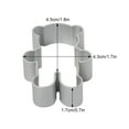 thumbnail image 3 of Transemion Silver Non-Toxic Kitchen DIY Little Bear Mold Eco-Friendly And Easy To Clean Non-Stick Biscuit Mold, 3 of 6