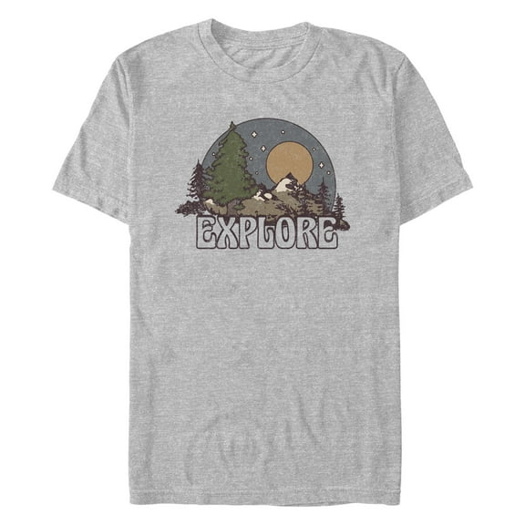 Men's Lost Gods Explore The Outdoors  Graphic T-Shirt