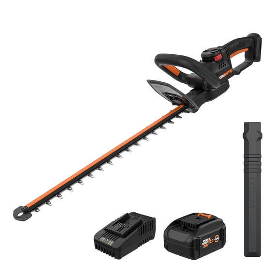 Worx Nitro WG263 20V Brushless 22” Cordless Hedge Trimmer (Battery & Charger Included)