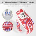 thumbnail image 4 of Women's Ladies Golf Gloves Weathersof Left Hand for Right Handed Golfer Grip Mixed Color Value 3 Pack, Fit Size Medium Small Large Pink Green Red, 4 of 7