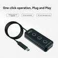 thumbnail image 4 of 3 Key USB Macro Programming Key Keypad USB Keyboard Support Multiple Platform Portable Custom Mini Keyboard Black, 4 of 10