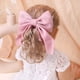 thumbnail image 2 of Pinzas para el pelo con lazos de cinta para niña, horquillas de Clip sólido, pasadores Retro con Clips, accesorios para el cabello, regalos, 2 unidades por juego, 2 of 5