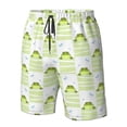 thumbnail image 5 of Naloa Frogs and Dragonflies Men's Beach Shorts, Surfing shorts, Swim trunks, Quick Dry Swim Trunks for Surfing Beach Fun -, 5 of 9