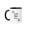 Black/White, variant on 3drose, Floral Best Mae Ever Pretty Watercolor Pink Flowers Portuguese Mom, 11oz Two-tone Black Mug
