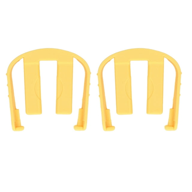 Clip de Lave-Auto Connecteur Rapide, Clip en Plastique Pièce de Rechange 2 Pcs pour Remplacement Jaune