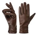thumbnail image 4 of Women's Genuine Touchscreen Gloves - Lined Winter Warm Sheepskin Driving Gloves for Women, Perfect for Christmas Gift, 4 of 9
