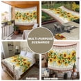 thumbnail image 6 of Sunflower Brown Large Tapestry for Bedroom Wall Hanging Tapestry,Retro Southwest Country Plant Leaf Floral Ceiling Backdrop Tapestries Poster Blanket Wall Decor for Teens Room Living Room 86" x 104", 6 of 8