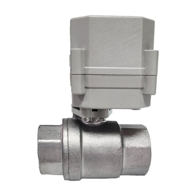 Valve Électrique 1 Pieds' Valve Propulsive Type V Boule 2 Voies DN25 Valve de Contrôle de Débit pour Modulation de Fluide, Mode Sûr