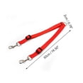 thumbnail image 4 of Double-Ended Pet Leash for Two Dogs, Reflective Walking Lead, Detachable Control Harness for Small to Large Pets, Sturdy PP Material, 50*2cm, 4 of 7