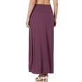 thumbnail image 3 of KOGMO Womens Classic Maxi Skirt with Foldable Wide Waistband (S-3X), 3 of 6