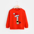 thumbnail image 2 of Tranfacy Hauts à Manches Longues pour Garçons et Filles, Chandail d'Automne pour Filles, Haut Ample Décontracté à Col Rond Imprimé Lettres Anglaises de Noël pour Enfants, 2 of 3