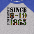 thumbnail image 4 of Inktastic Juneteenth Since 6-19-1865 Boys or Girls Baby Bodysuit, 4 of 5