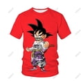 thumbnail image 2 of Camiseta con estampado 3d de Dragon Ball Z Goku para niños de animación japonesa, camiseta informal de moda de verano para niños y niñas, camiseta Unisex para niños zhangyuxiang CONDUJO, 2 of 2