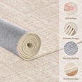 thumbnail image 4 of UERMEI 8'x10' Washable Area Rugs for Living Room, Washable Non-slip Soft Indoor Modern Vintage Rug for Bedroom Dining Room Office Home Decor Carpet, Beige, 4 of 6