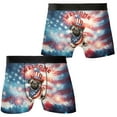 thumbnail image 3 of Pug Patriotic Welcome for 4Th of July Independence Day All Over Print Boxer Briefs Underwear for Men Dad Dog Lover Gifts - 00010, 3 of 6