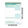 thumbnail image 3 of WIZUTIZ Loose-leaf Coil Note Book High Value English Planner Business Study Office Notepad Agenda Book Household Items Easy to Dry, 3 of 5