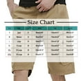 thumbnail image 3 of ohmzyzo Cargo Shorts for Men Stretch Lightweight Work Shorts Casual 2025 Summer Tactical Pants, 3 of 5