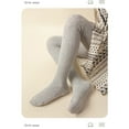 thumbnail image 3 of wsevypo Girls' Elastic Waist Solid Stockings, Slim Fit Socks Tights in Various Colors, 3 of 4