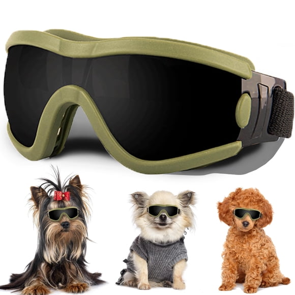 Gafas de Sol para Perros NICERINC PET con Protección UV y Correa Ajustable