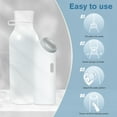 thumbnail image 2 of Easy@Home Portable Electric Handheld Travel Bidet: USB Rechargeable Mini Bidet Sprayer for Personal Hygiene Postpartum & Baby Care Perineal & Hemorrhoid Treatment - 4 Water Flow Types | 350ml, 2 of 8