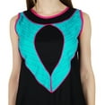 thumbnail image 5 of Bimba Women Black Sleeveless Kurti Kurta Summer Tunic Casual Day Wear Blouse, 5 of 6