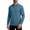 Blue, variant on Mens Long Sleeve Polo Shirts- Outdoor Casual Lightweight Quick Dry Performance Sun Protection Shirts Blue 2XL