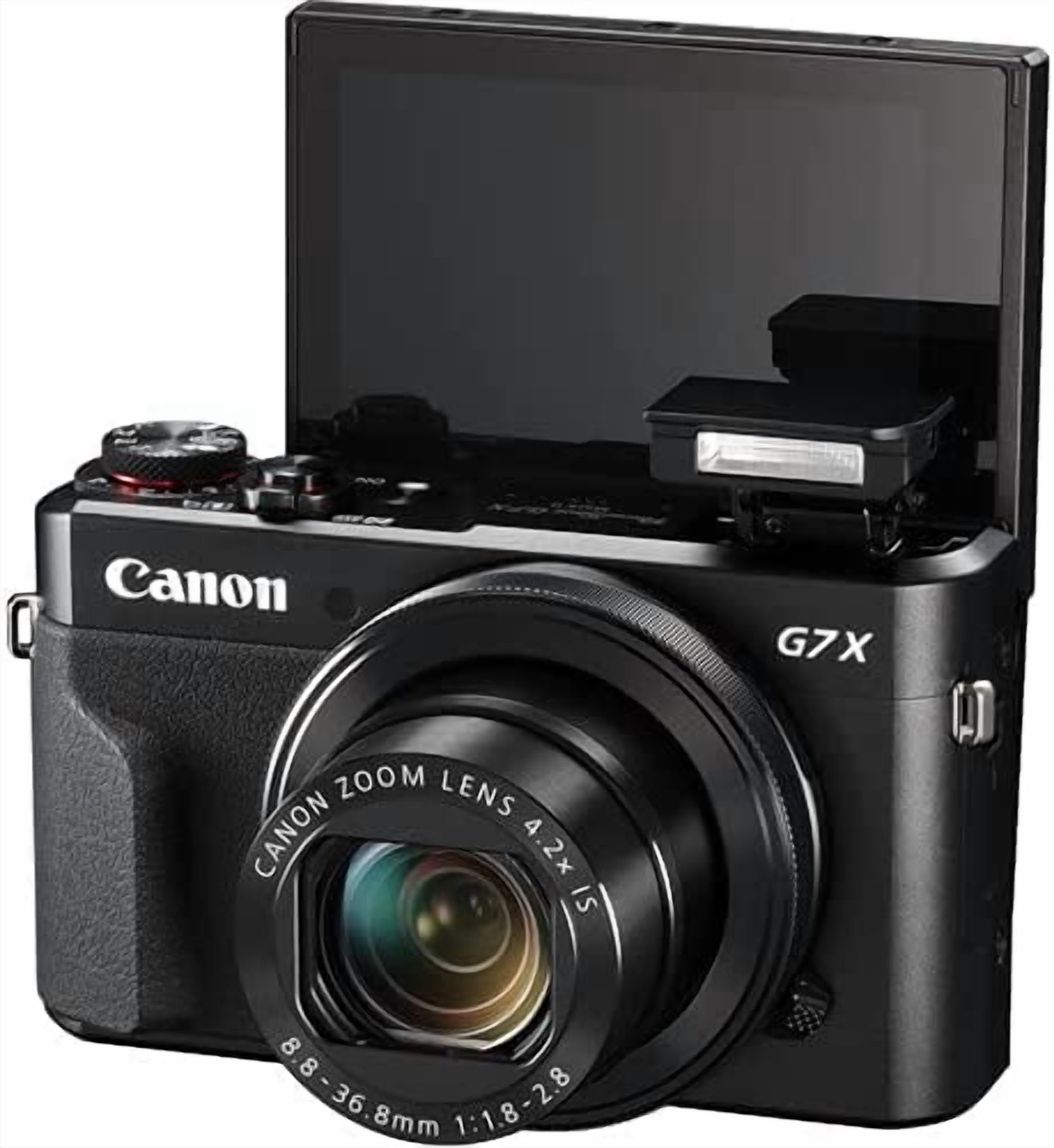 Canon PowerShot G7 X Mark II Camera, WiFi, Flip Screen