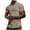 Khaki, variant on Hvyesh Mens Quarter Zip Golf Shirts Knit Waffle Shirts 2025 Casual Short Sleeve Shirt Lightweight Golf Tops