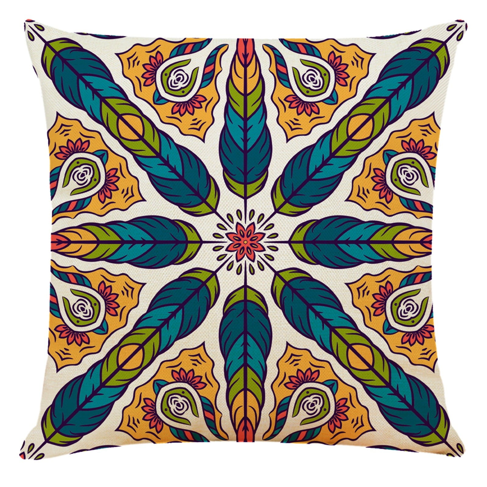 set of 2 tree of life mozaic cushion cover decorative bed pillowcase US SELLER 