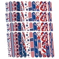 thumbnail image 7 of Tupukom 4th of July Party Favors Slap Bracelets -48PCS Red White and Blue American Flag Patriotic Snap Bracelet Bulk Independence Day Party Supplies Fourth of July Kids Toys Gifts Classroom Prizes, 7 of 7