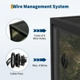 thumbnail image 2 of 120 gal Bearded Dragon Tank 4 ft x2 ft x2 ft Reptile Terrarium Enclosure with Sliding Glass Doors, Snake Enclosure Heavy Duty Top Screen Ventilation, Easy to Assemble Black, 2 of 8