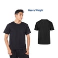 thumbnail image 3 of Playera Peso Completo de Cuello Redondo y Manga Corta, Unisex para Jóvenes, Color Negro, 100% Algodón, Talla Chica Yazbek J0300, 3 of 3