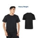 thumbnail image 2 of Playera Peso Completo de Cuello Redondo y Manga Corta, Unisex para Jóvenes, Color Negro, 100% Algodón, Talla Mediana Yazbek J0300, 2 of 3