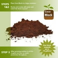 thumbnail image 4 of Home and Country USA Coconut Fiber Compressed Coco Coir Brick. Great to use as a Compost Starter for Your Home Garden. Coco Coir Provides Organic Alternative to peat Moss for Plants. 10Lbs Per Block, 4 of 10