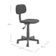 thumbnail image 4 of Silla de Oficina Mainstays Básica Ajustable Negro, 4 of 4