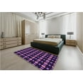 thumbnail image 5 of Ahgly Company Machine Washable Indoor Rectangle Transitional Orchid Purple Area Rugs, 3' x 5', 5 of 7