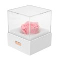 thumbnail image 2 of Rose Night Light Romantic Small USB Charging Soft Brightness Decoration Detachable Transparent Cover Rose Table Lamp for Home Pink, 2 of 5