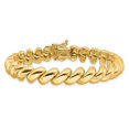 thumbnail image 3 of 14k Yellow Gold Bracelet San Marco Other Chains 10 mm 8 in, 3 of 5