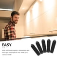thumbnail image 3 of LIFKOME 200 Pcs Protective Dishwasher Rack Tips Covers Black for Scratch Protection, 3 of 8