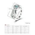thumbnail image 2 of Angel Wing Infinity Love Rings Keepsake Cremation Jewelry for Ashes Holder Memorial Urn Ring for Women, 2 of 5