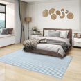 thumbnail image 2 of Stripe Rugs for Living Room - 6x8 Rug - Stripe Rug - Blue and White Striped Area Rug - Boys Ocean Rugs - Nautical Carpet, 2 of 7