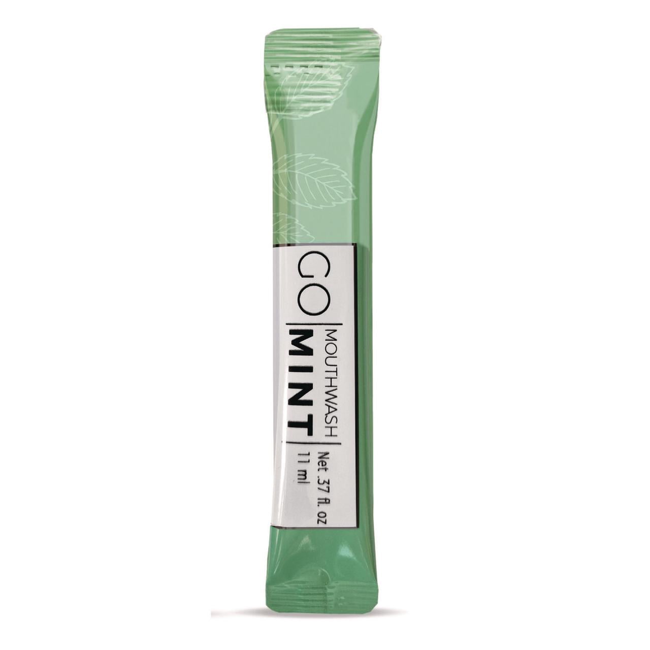 0.37 oz Individual Mouthwash Packets - Mint Flavor (12/Box)