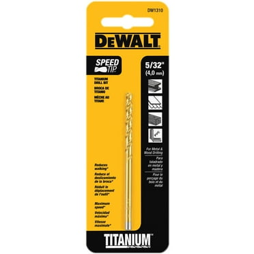 Dewalt DW1310 5/32 Titanium Split Point Drill Bit