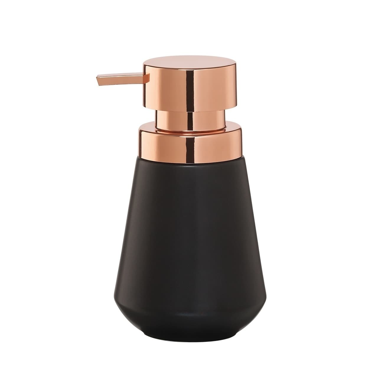 Sealskin Countertop Soap And Lotion Dispenser Conical Copper Black