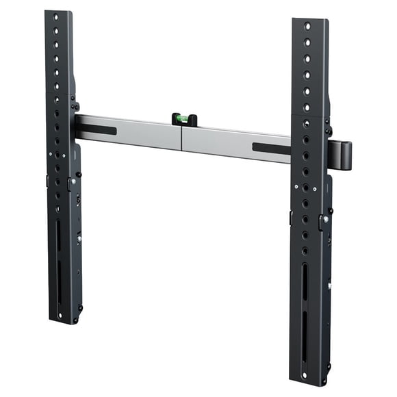AVF Steel Super Slim TV Wall Mount with Advanced Tilt in Black/Silver