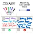 thumbnail image 6 of Magnetic Dry Erase Fridge Calendar and Whiteboard Bundle for Fridge: 2 Boards - 17"x12" - 6 Fine Tip Markers and Large Eraser with Magnets - Monthly Magnetic Whiteboard for Fridge - Fridge Whiteboard, 6 of 6